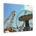 Watercolor Painting Wall Art Print Wildwood Jersey Shore Ferris wheel