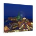 Watercolor Painting Wall Art Print Wildwood Crest Skyline Beach